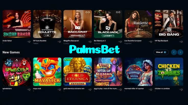PalmsBet خوش آمدید بونس +600% پیشکش موبائل ایپ کے پروموشن سیکشن میں دکھائی دیتی ہے۔